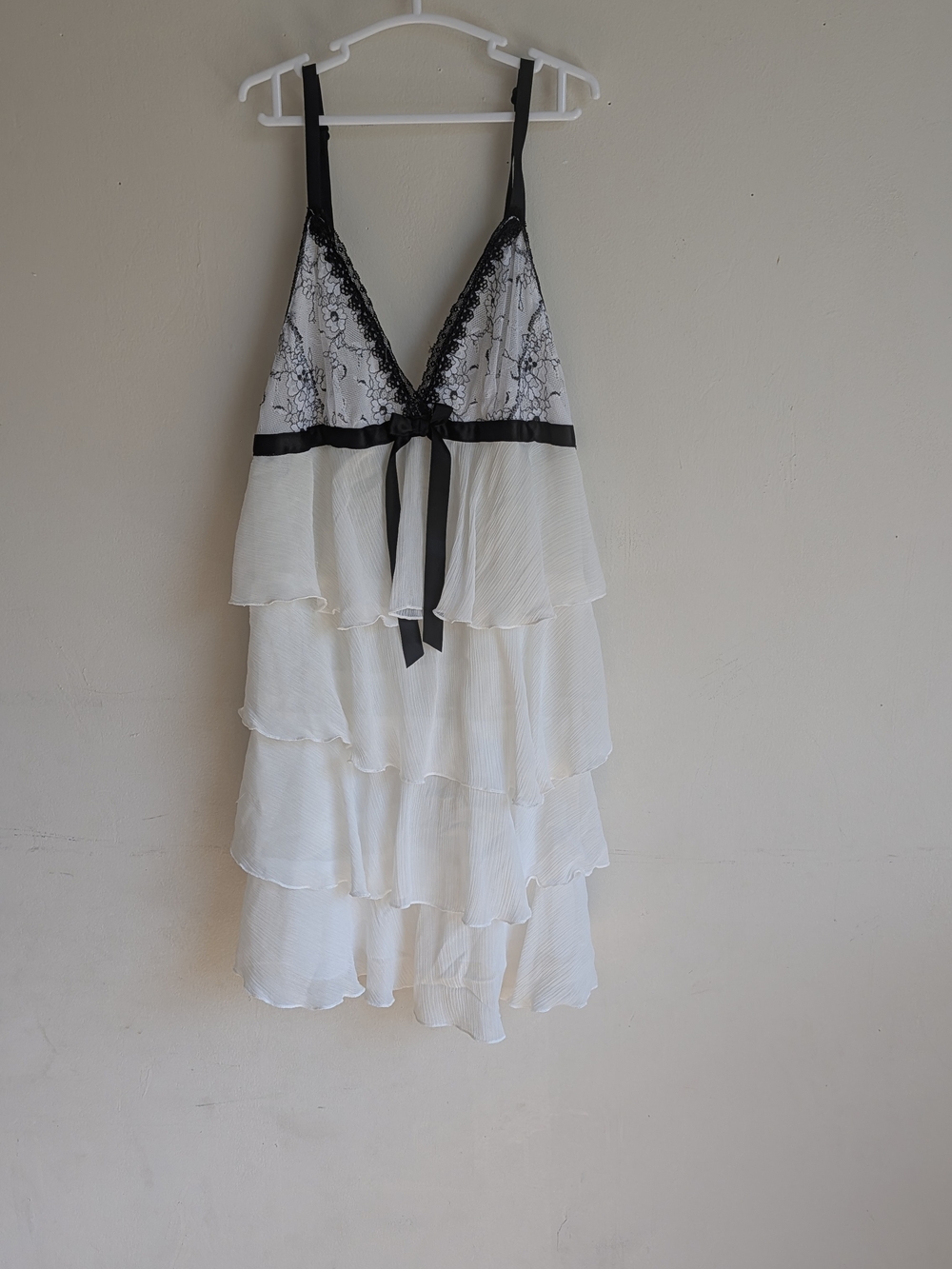 In Bloom White Sheer Layered Camisole